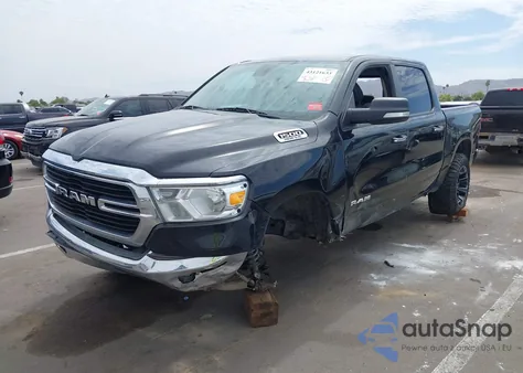 2020 Ram 1500 Big Horn из США, поврежденный, VIN 1C6SRFFT2LN113465